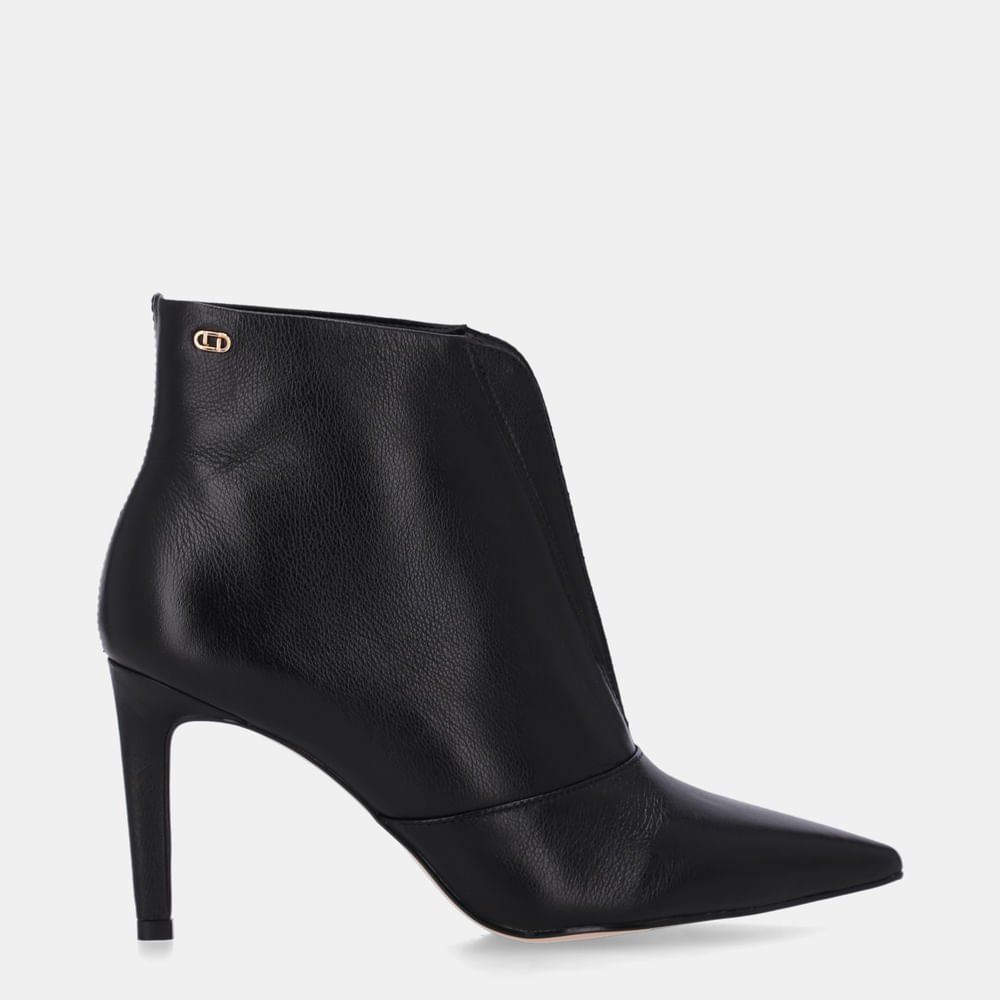 Bota Cano Curto Saara Preto - 80480040