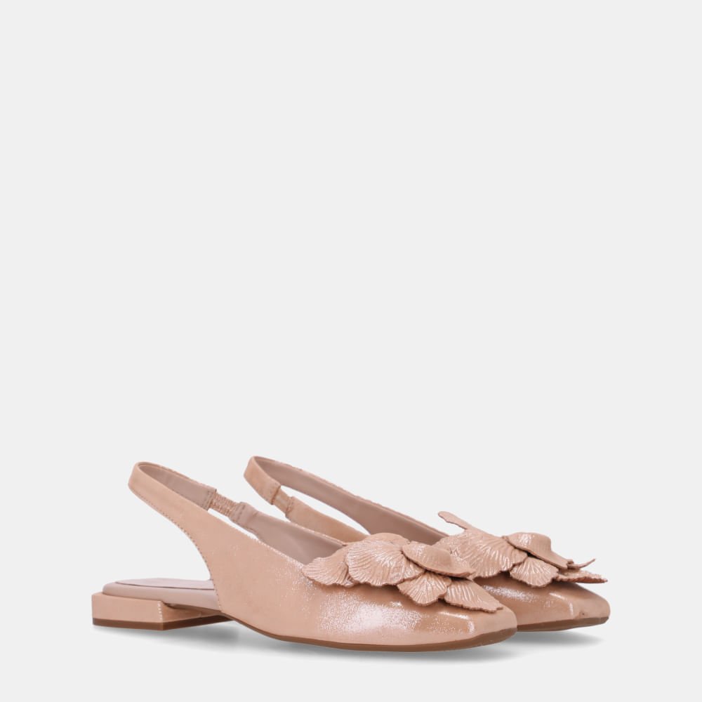 Slingback Puntini Bege - 60760007 Bege 2