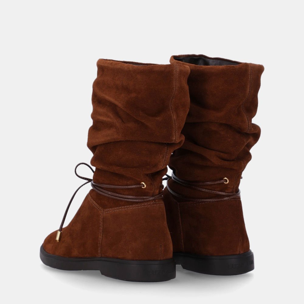 Bota Cano Médio Camurça Trufa - 80920006 Trufa 4
