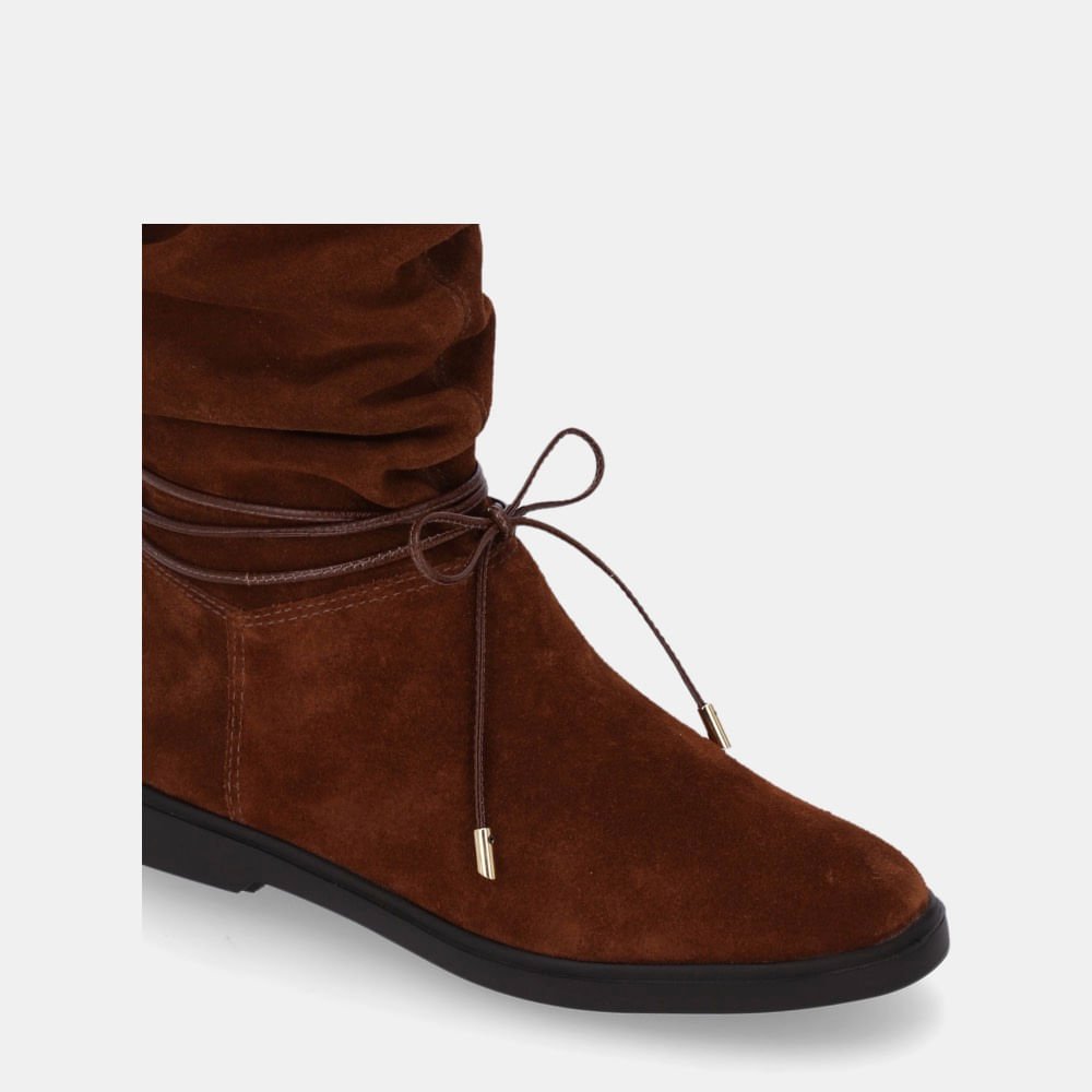 Bota Cano Médio Camurça Trufa - 80920006 Trufa 5