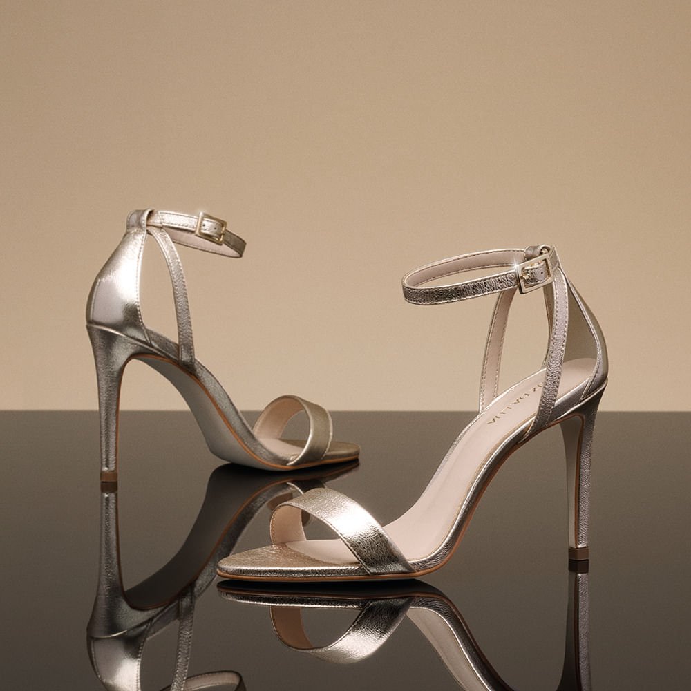 Sandália Salto Vênus Ouro - 55822800 Ouro 2