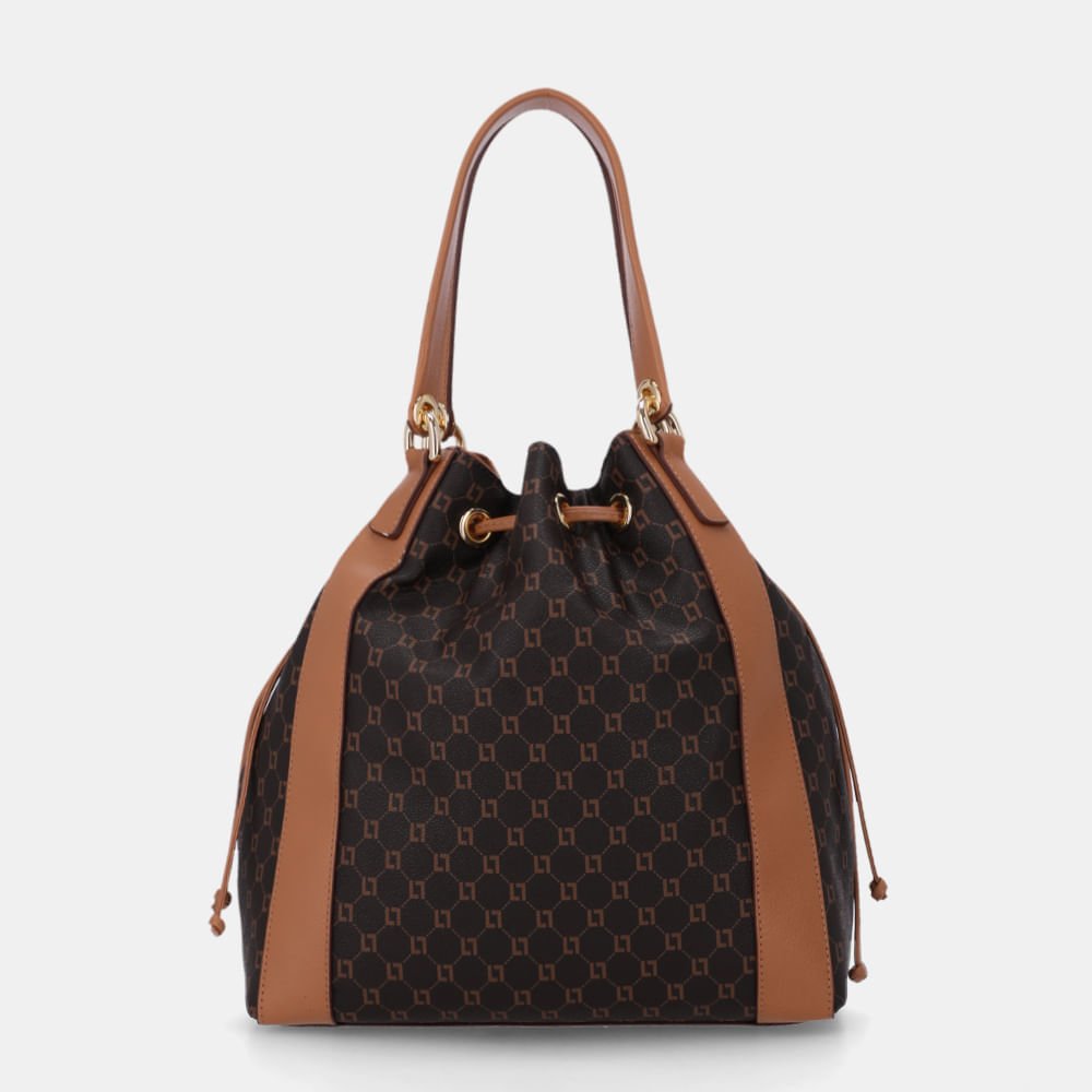 Bolsa Kiara Bucket Grande Monograma Ll Mocca - 10006643 Mocca 3