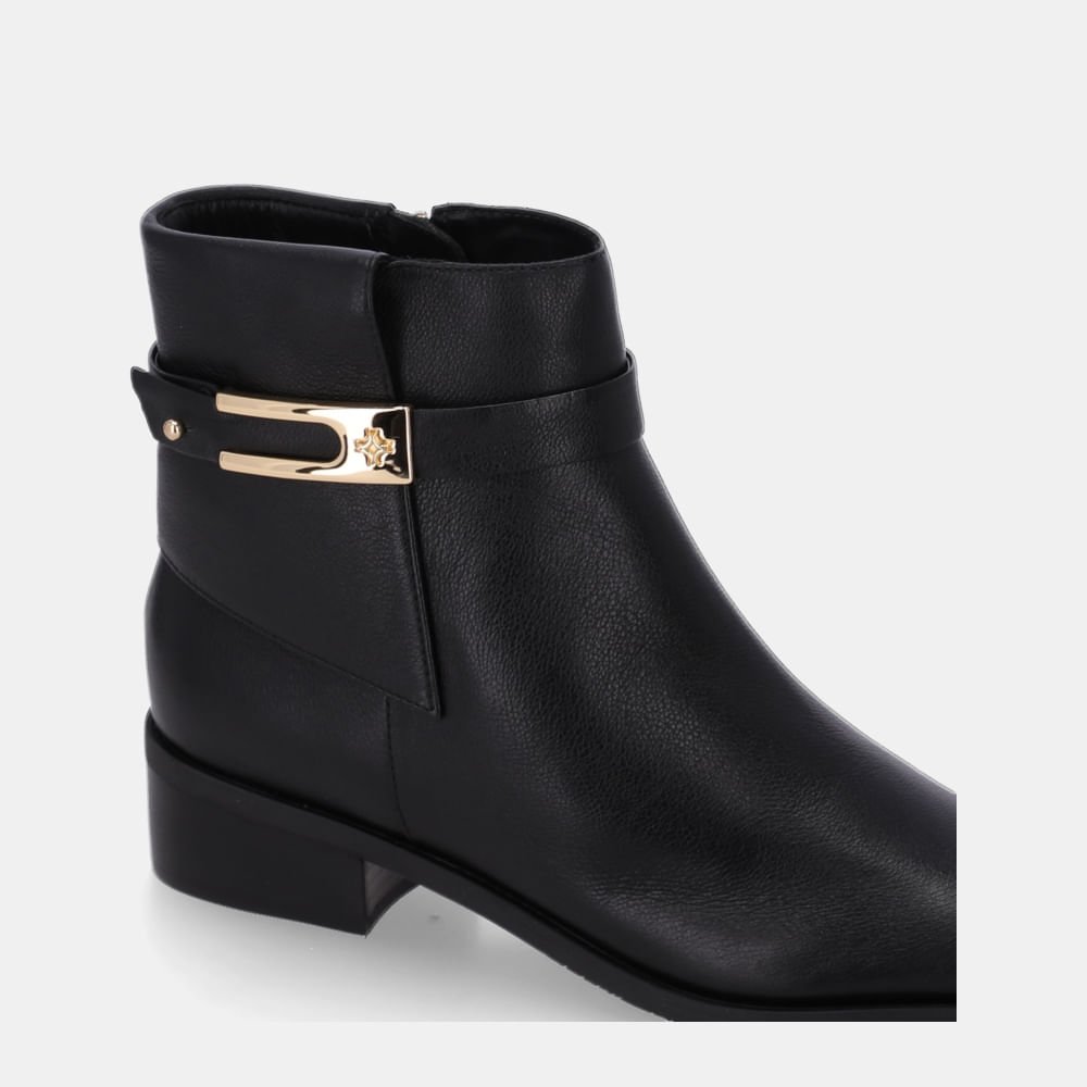Bota Cano Curto Saara Preto - 52460033 Preto 4