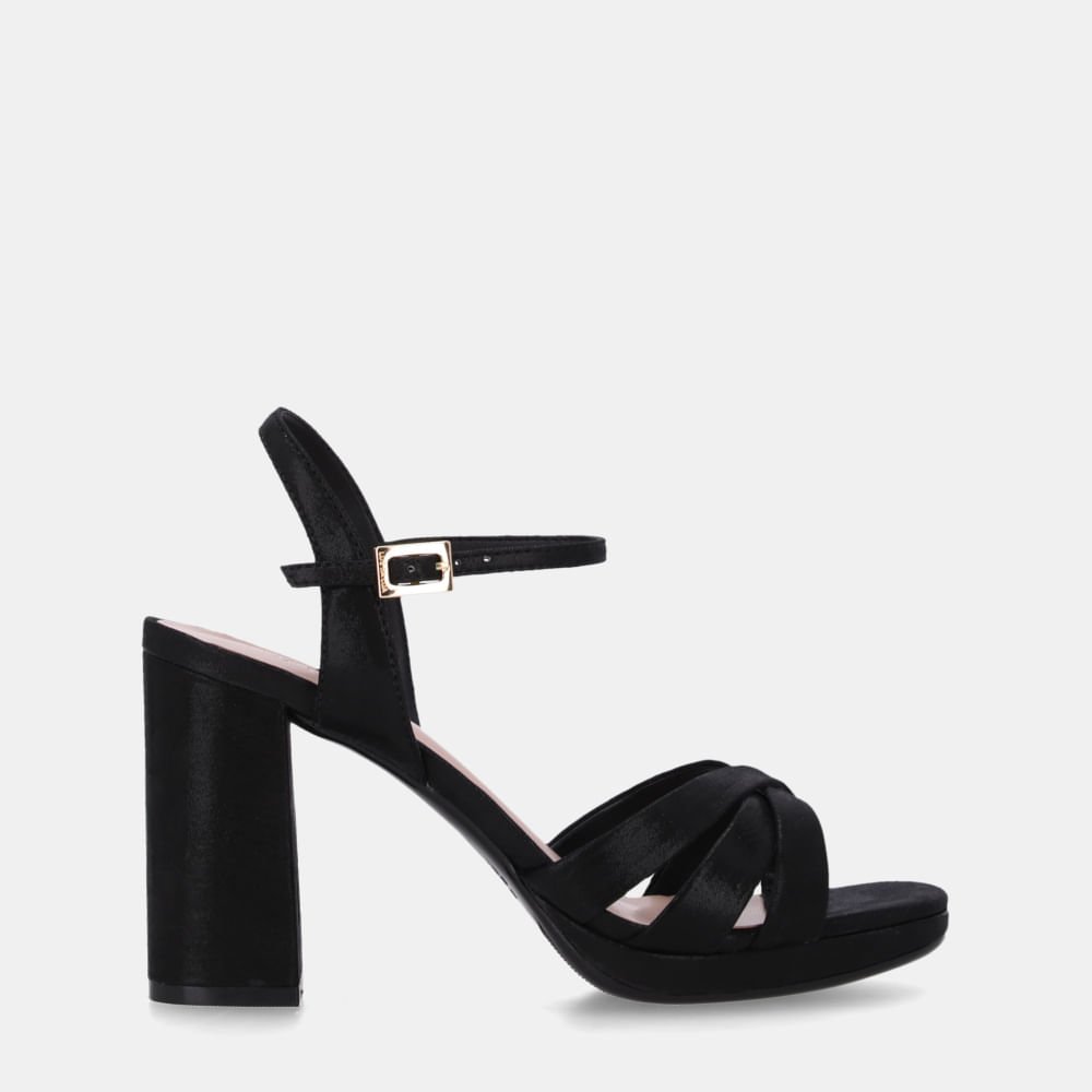 Sandália Salto Puntini Preto - 56730002