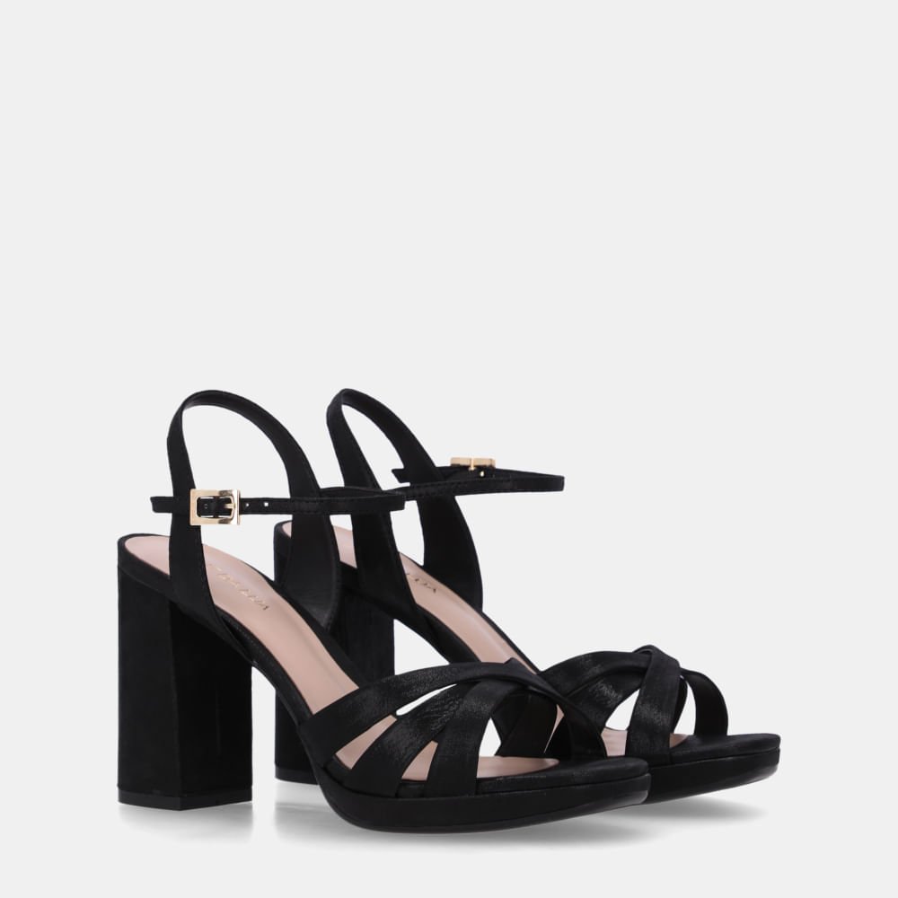 Sandália Salto Puntini Preto - 56730002 Preto 2
