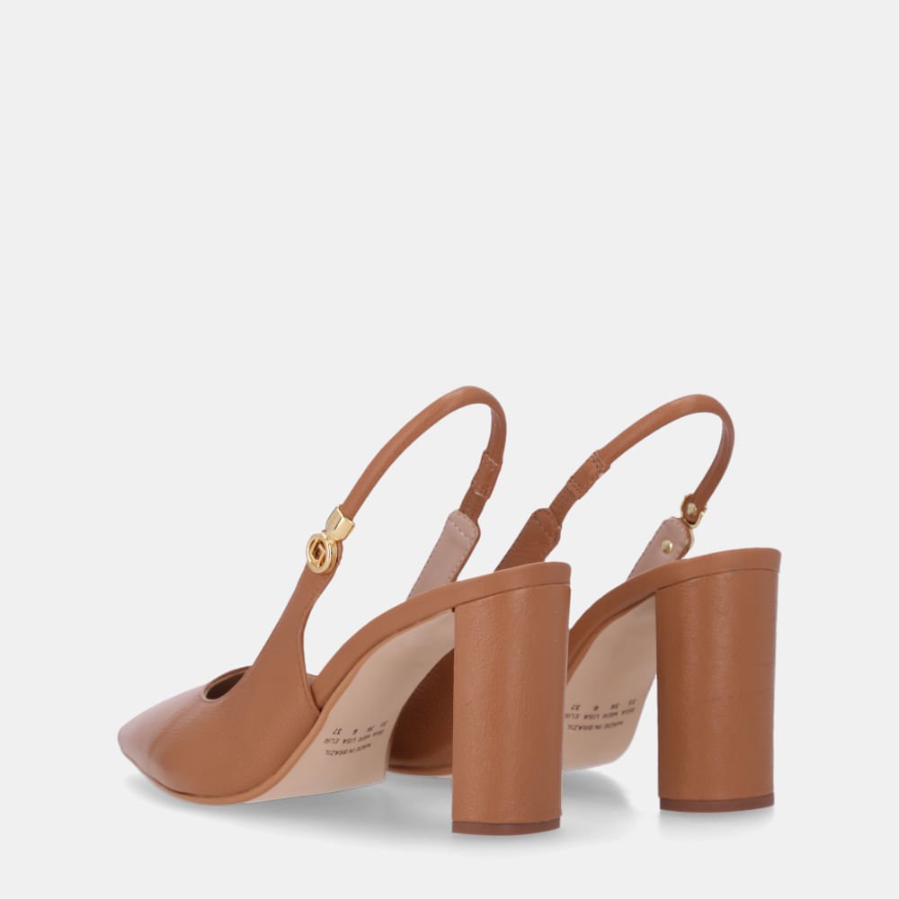 Slingback Saara Amêndoa - 80230044 Amêndoa 3