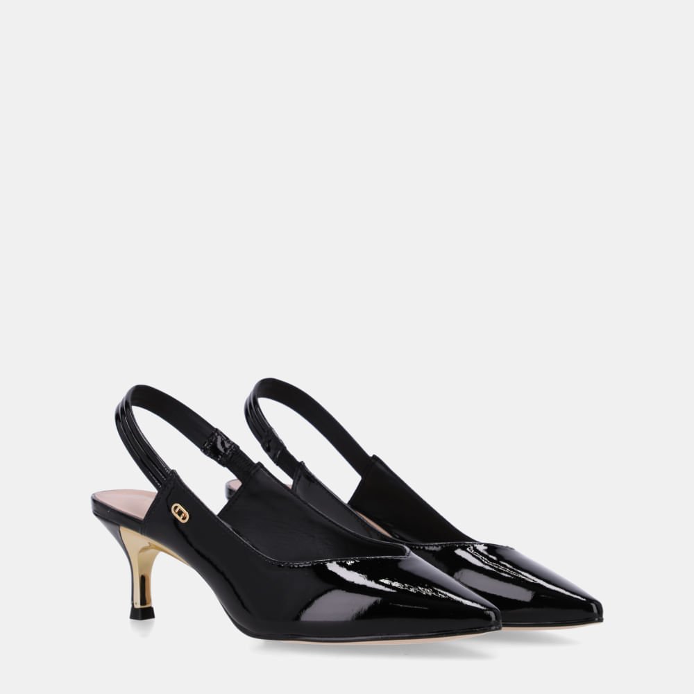 Slingback Verona Preto - 58060039 Preto 2