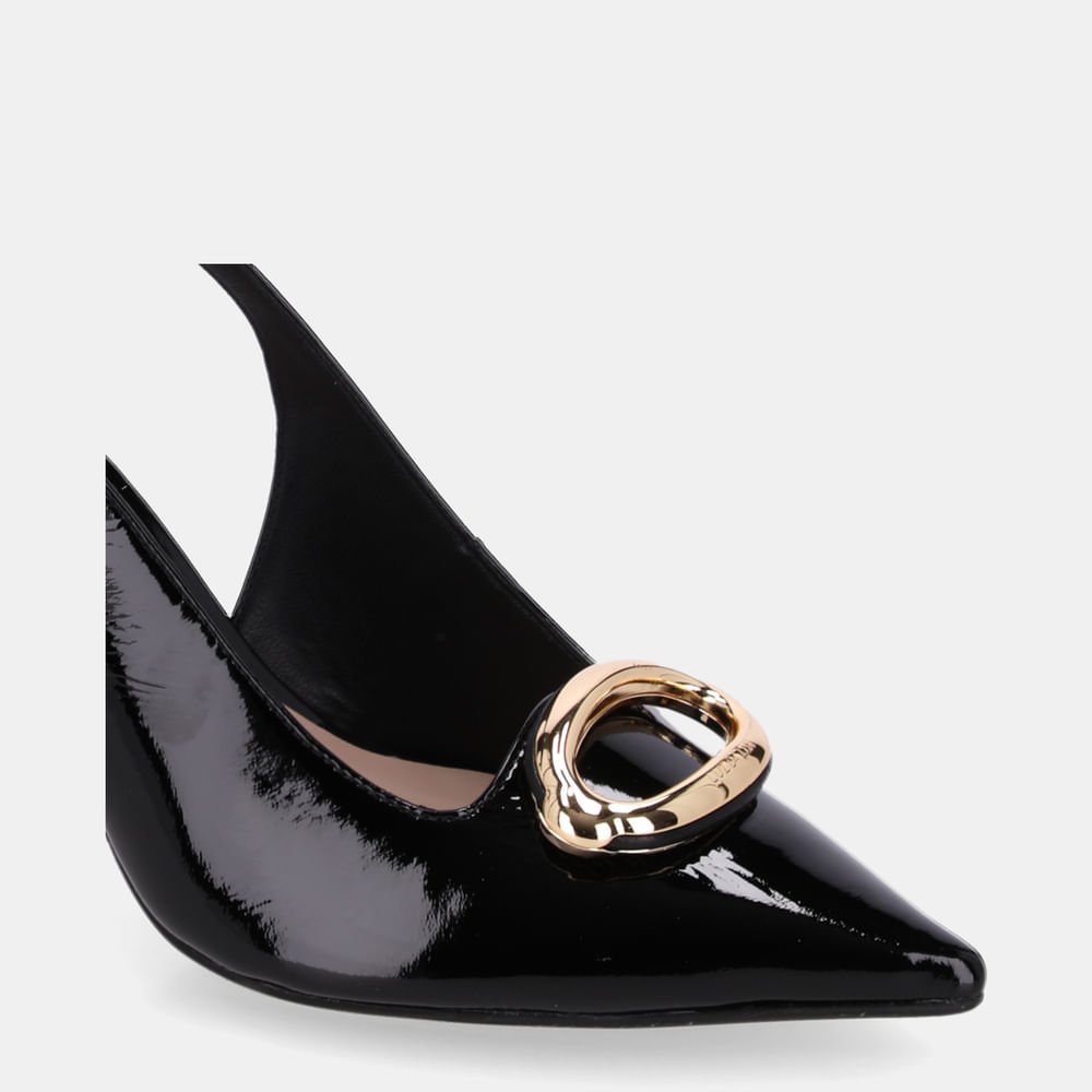 Slingback Verona Preto - 80230056 Preto 5