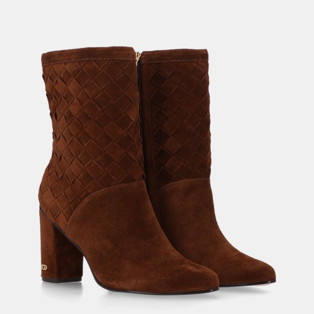 Bota Cano Médio Camurça Trufa - 56510031 Trufa 3