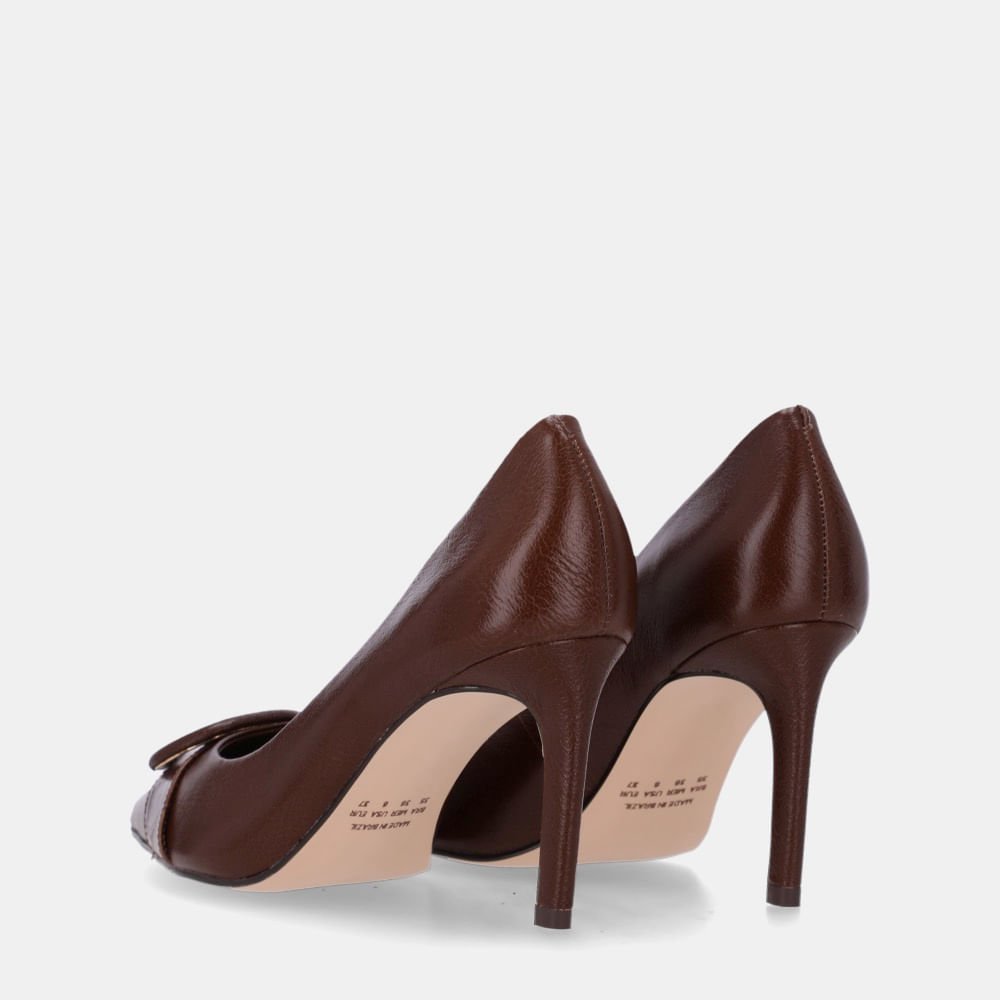 Scarpin Croco Trufa Com Atacama Trufa - 80480036 Trufa 4