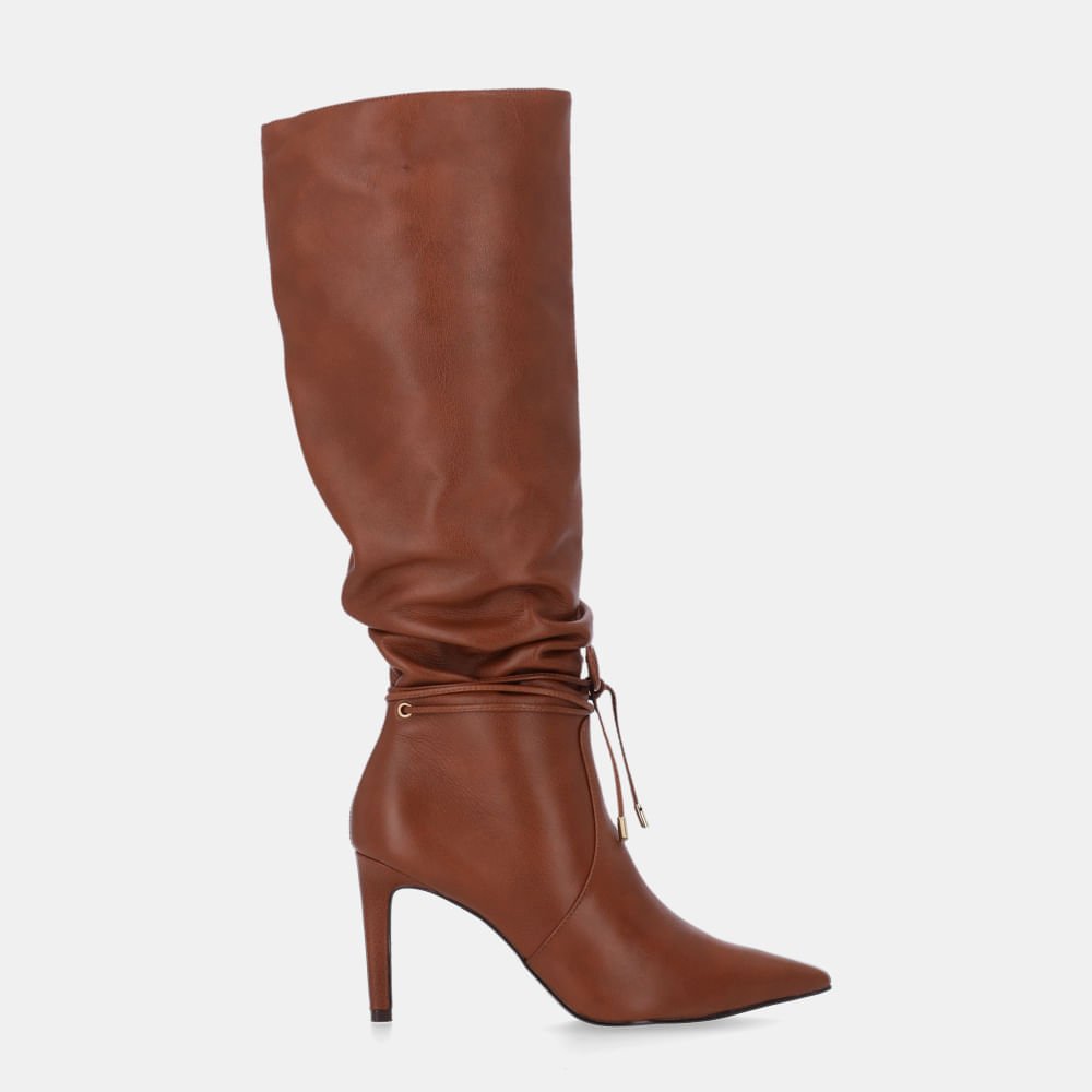 Bota Cano Longo Montenapoleone Âmbar - 80480038