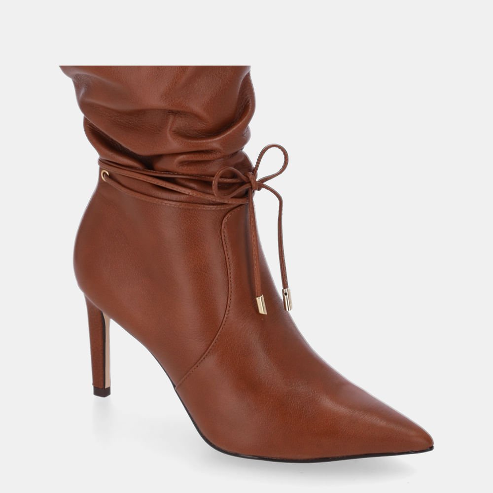 Bota Cano Longo Montenapoleone Âmbar - 80480038 Âmbar 5