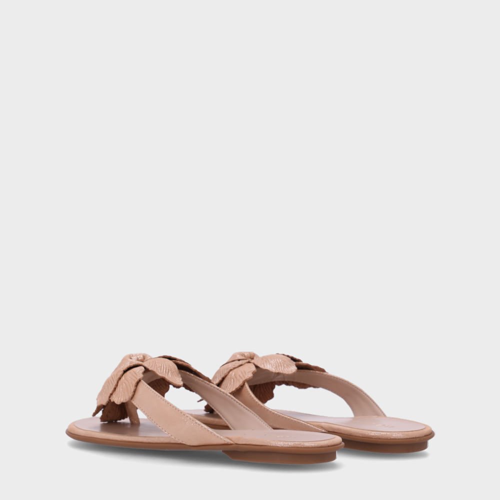 Chinelo Couro Puntini Bege - 52210290 Bege 4
