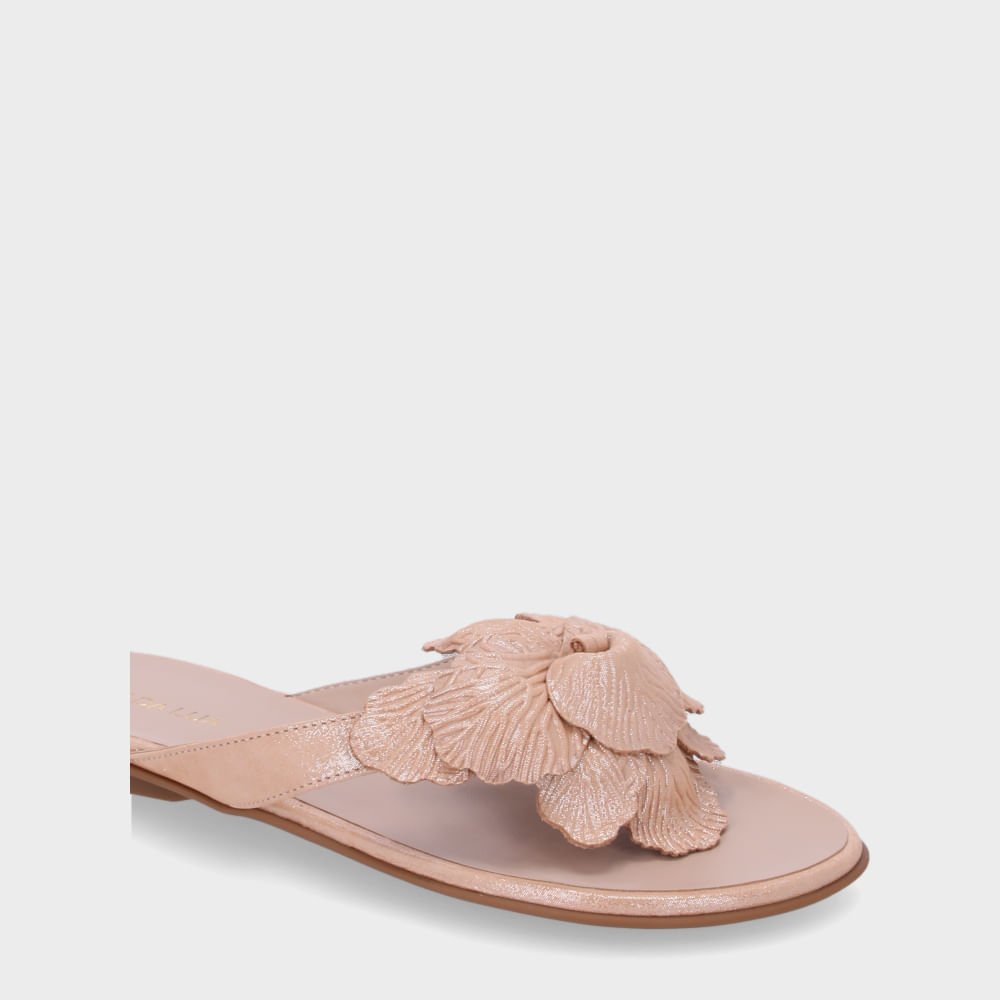 Chinelo Couro Puntini Bege - 52210290 Bege 5