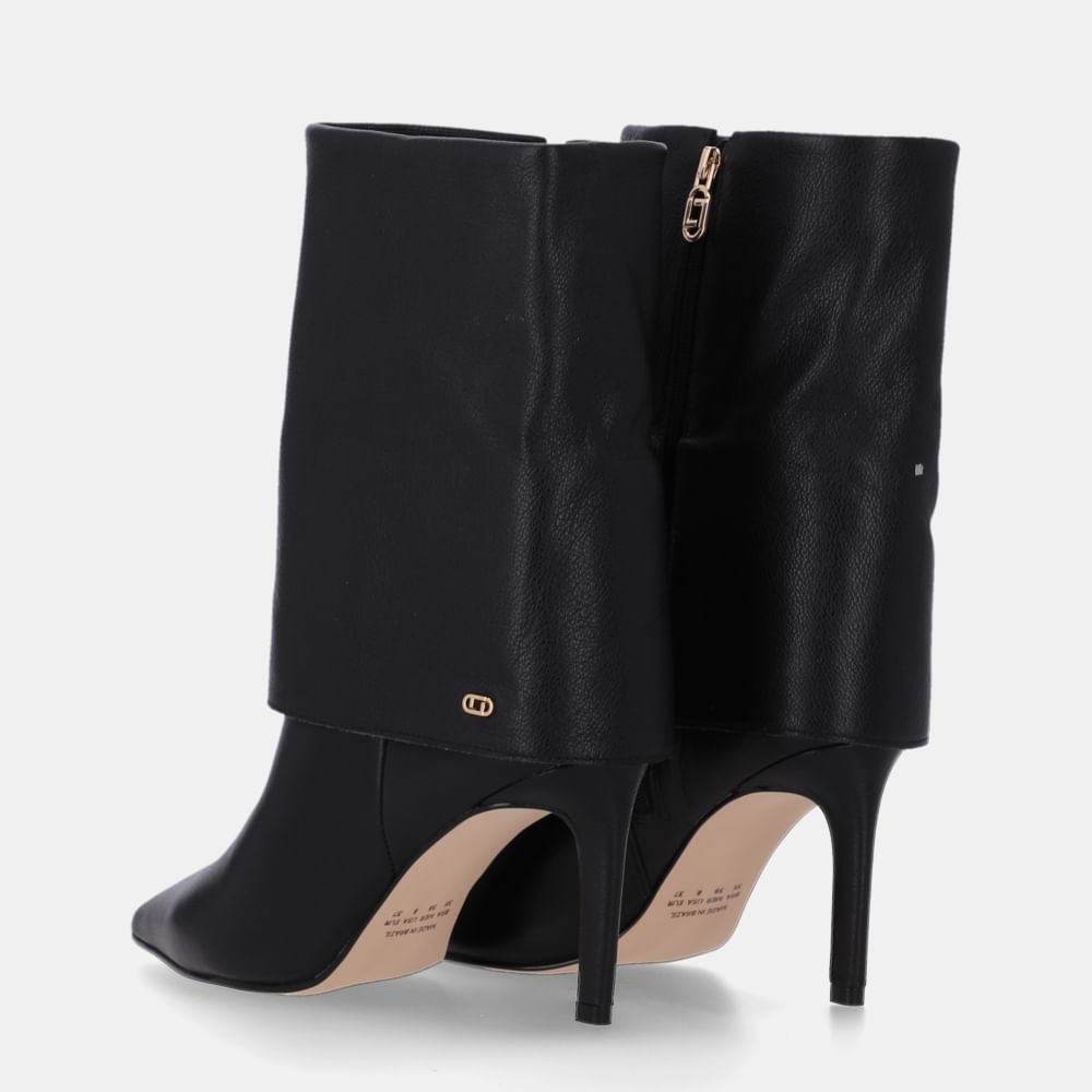 Bota Cano Médio Saara Preto - 80480039 Preto 3