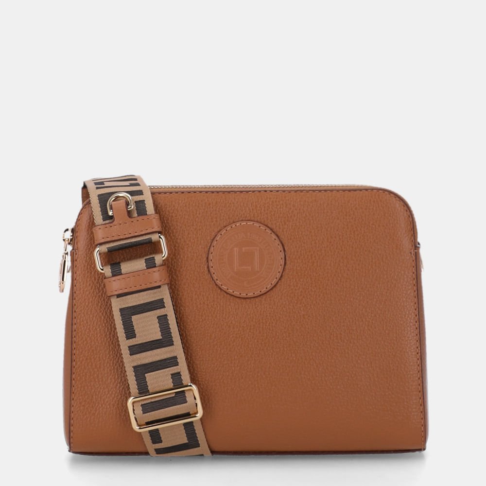 Bolsa Bella Tiracolo Média New Ridge Amêndoa - 10006111