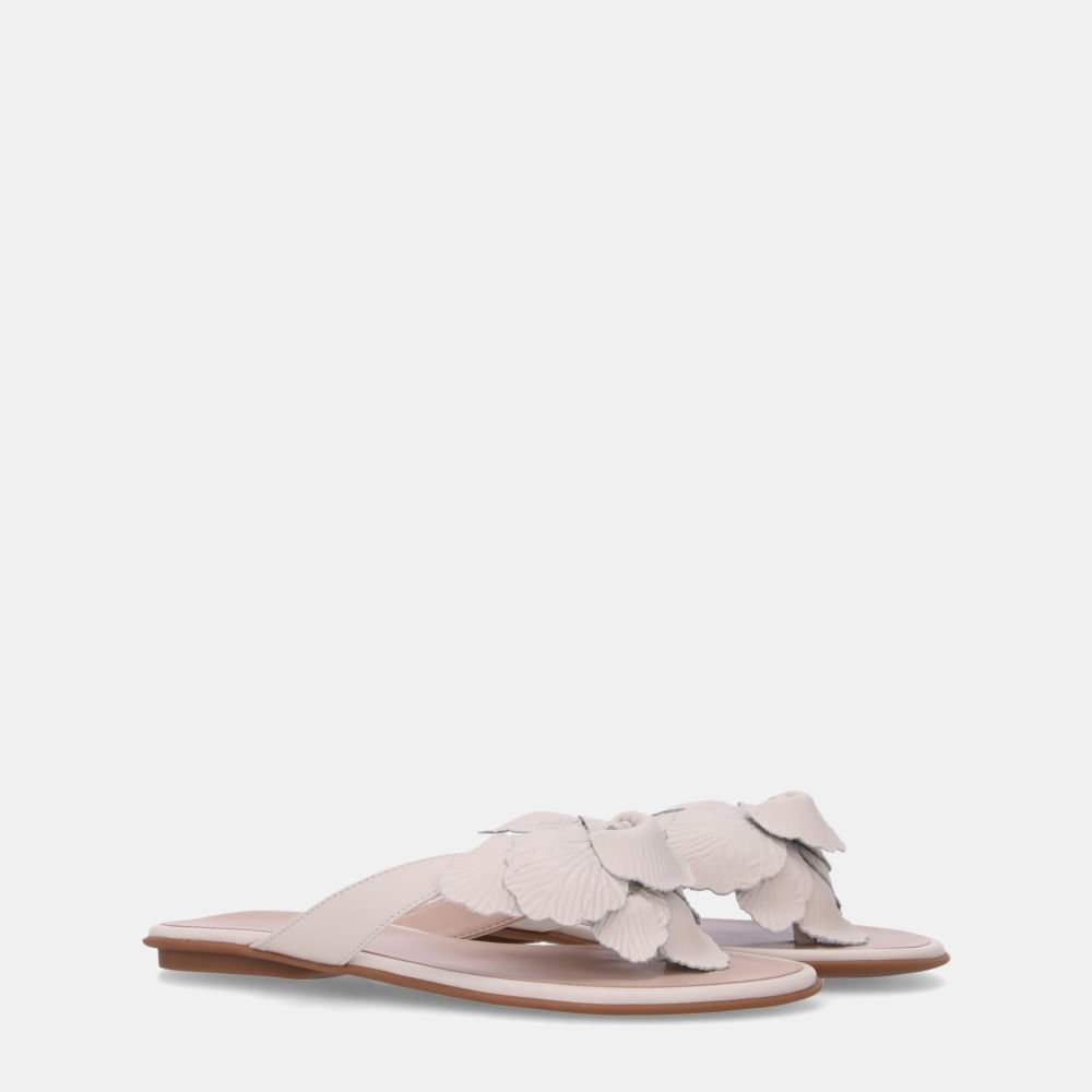 Chinelo Couro Saara Panna - 52210290 Panna 2