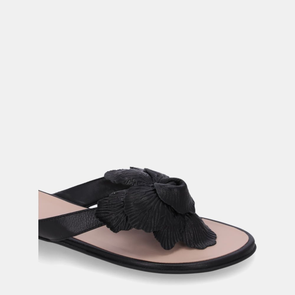 Chinelo Couro Saara Preto - 52210290 Preto 4