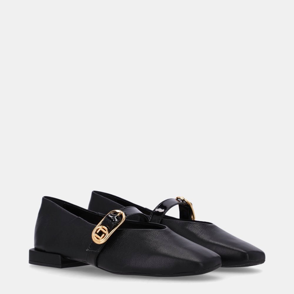 Sapatilha Saara Preto/verona Preto - 60760002 Preto 2