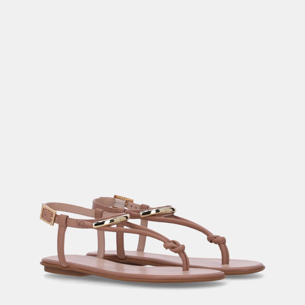 Sandália Rasteira Sun Saara Mousse - 52217800 Mousse 2