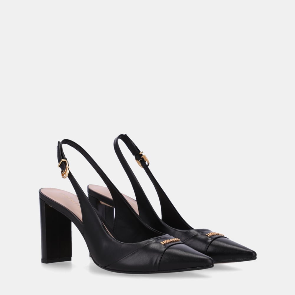 Slingback Pelica Preto - 80230047 Preto 2