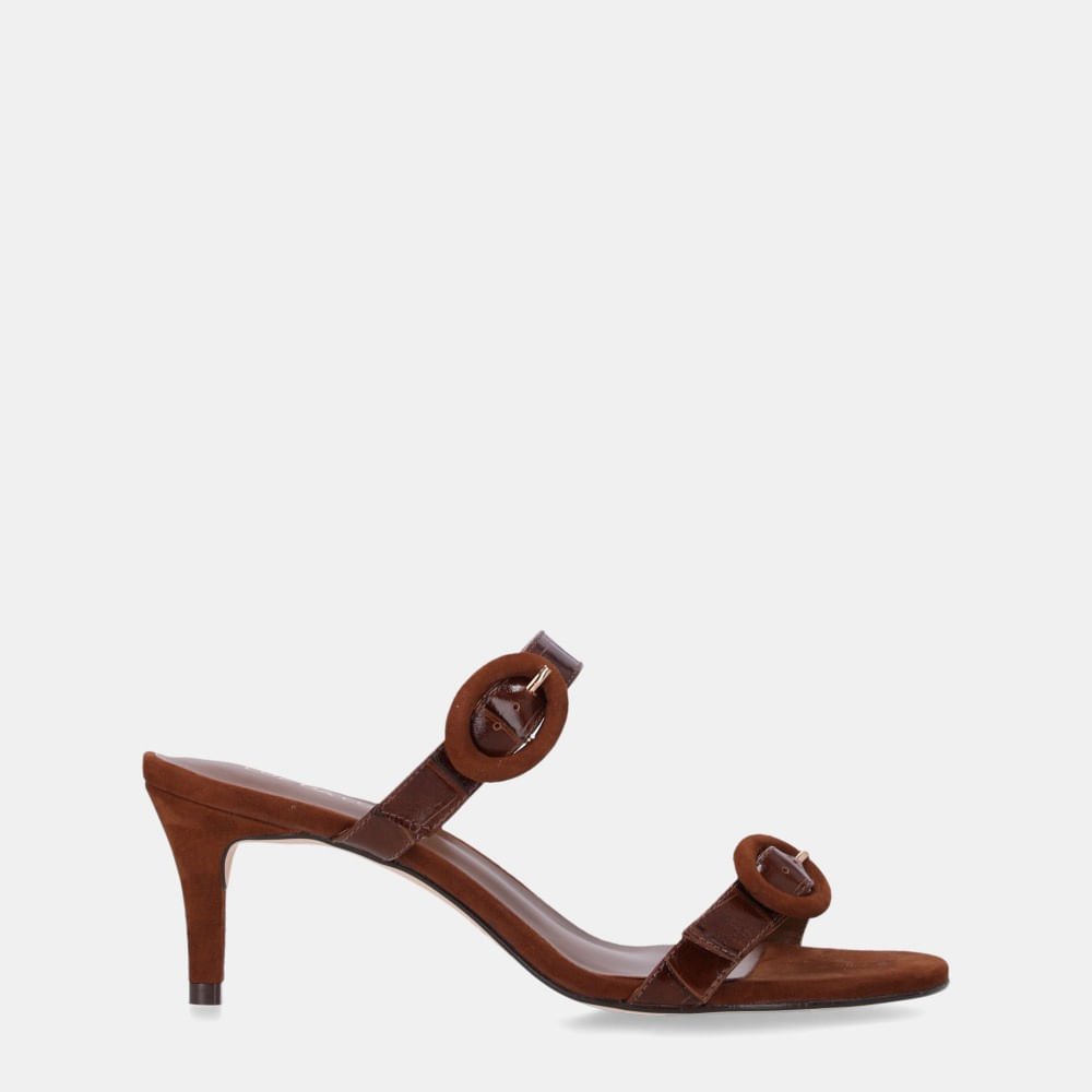 Tamanco Croco Trufa - 80840009