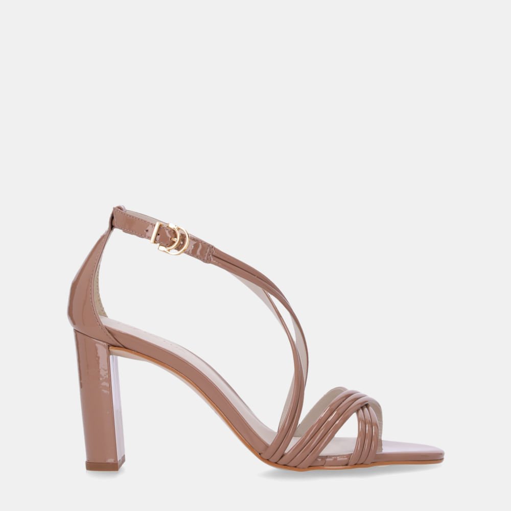 Sandália De Salto Verona Mousse - 80380031