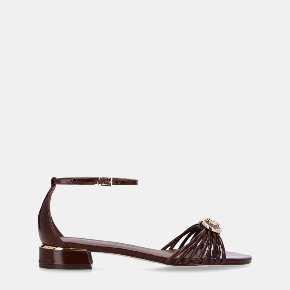 Sandália Rasteira Murano Trufa - 80910015