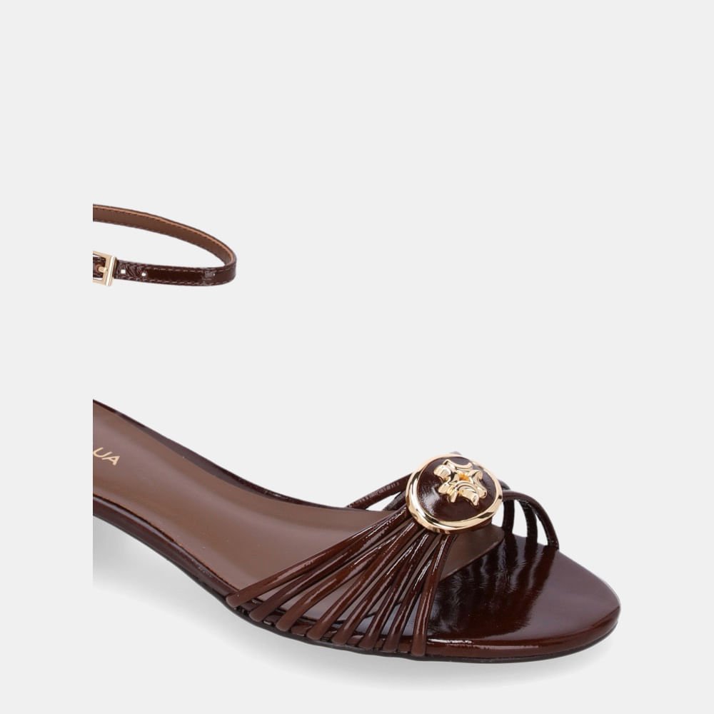 Sandália Rasteira Murano Trufa - 80910015 Trufa 5