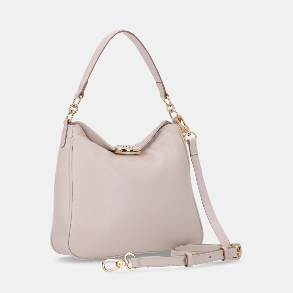Bolsa Hobo Pequena New Ridge Panna - 2000732 Panna 3