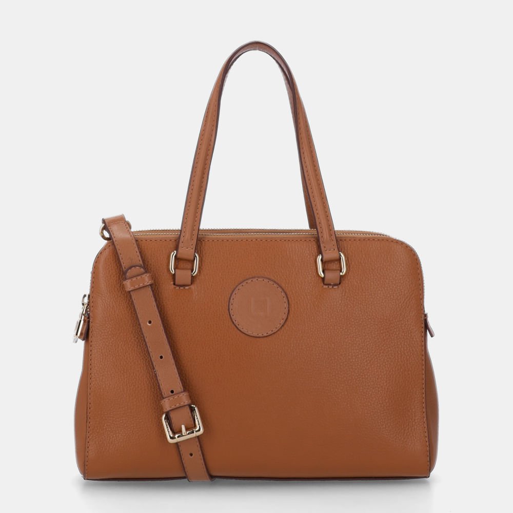 Bolsa Bella Tote Grande New Ridge Amêndoa - 2000162