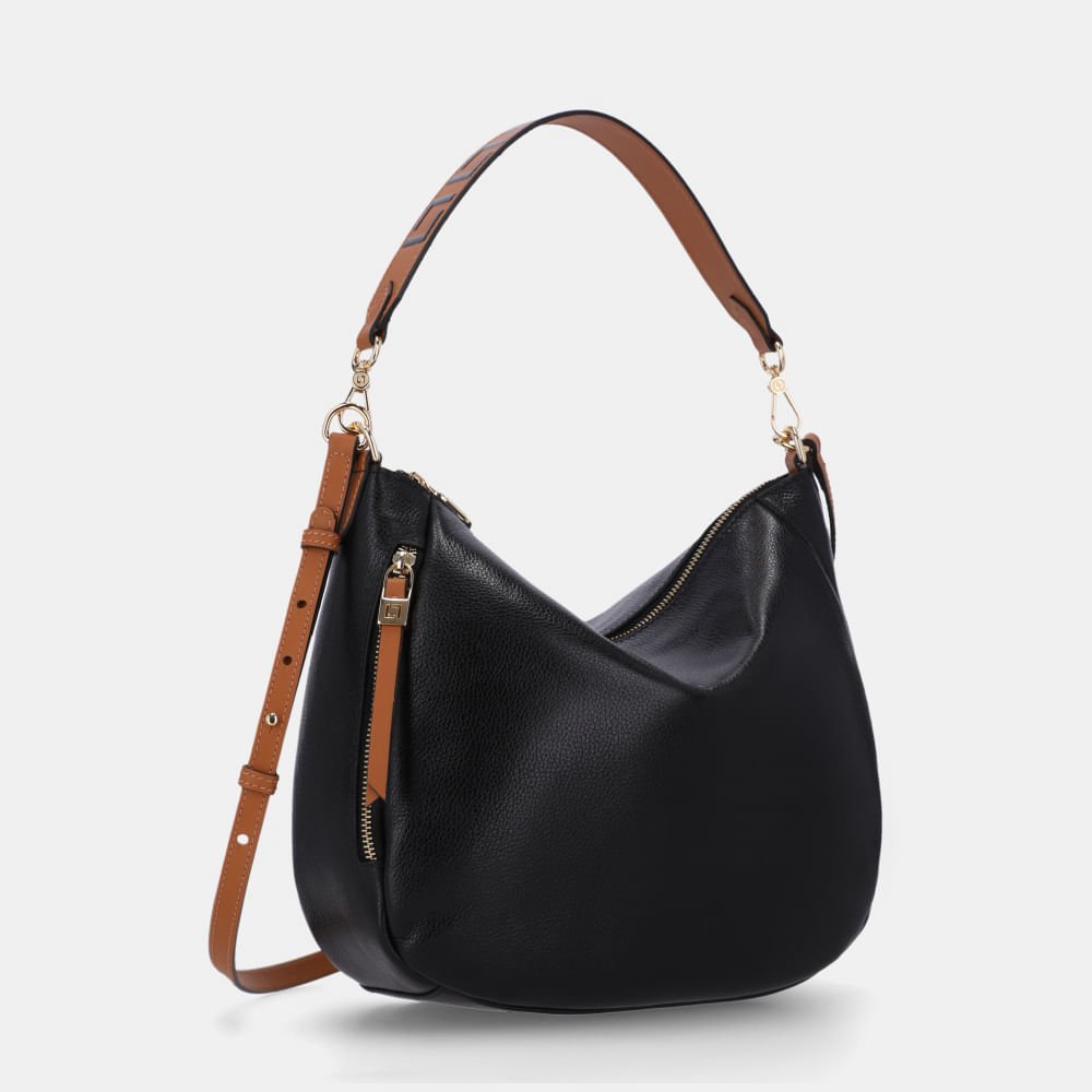 Bolsa Hobo Grande New Ridge Preto - 10006145 Preto 3