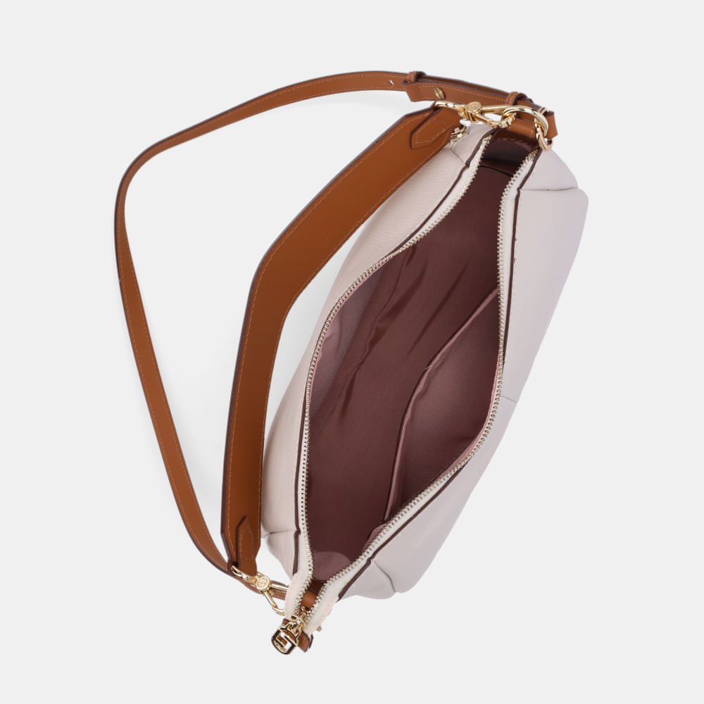 Bolsa Hobo Grande New Ridge Panna - 10006145 Panna 4