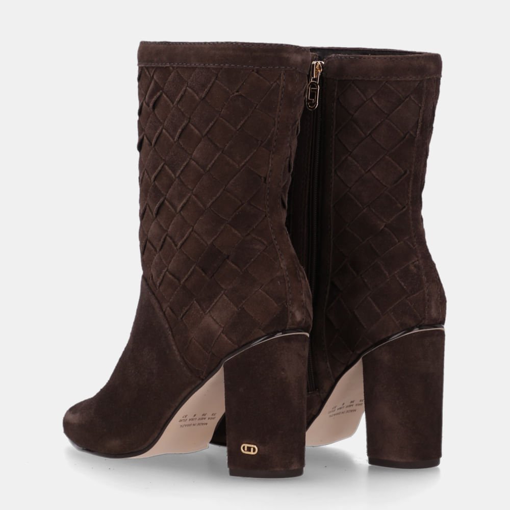Bota Cano Médio Camurça Cacau - 56510031 Cacau 4