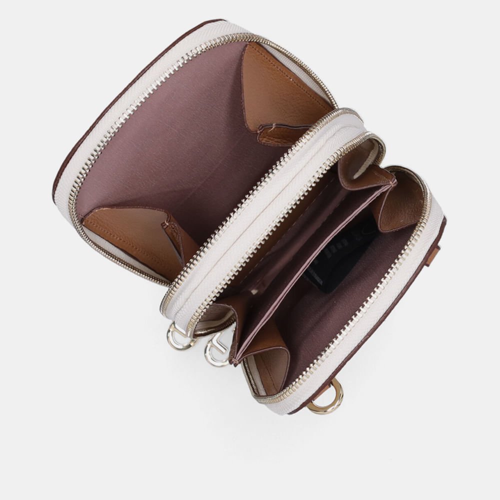 Minibag Bella New Ridge Panna-2000295 Amêndoa 4