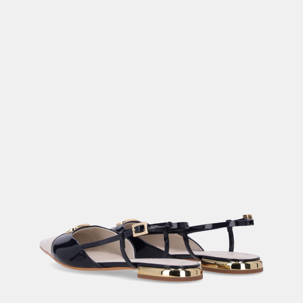 Slingback Verniz Panna Com Verniz Netuno - 80240025 Netuno 4
