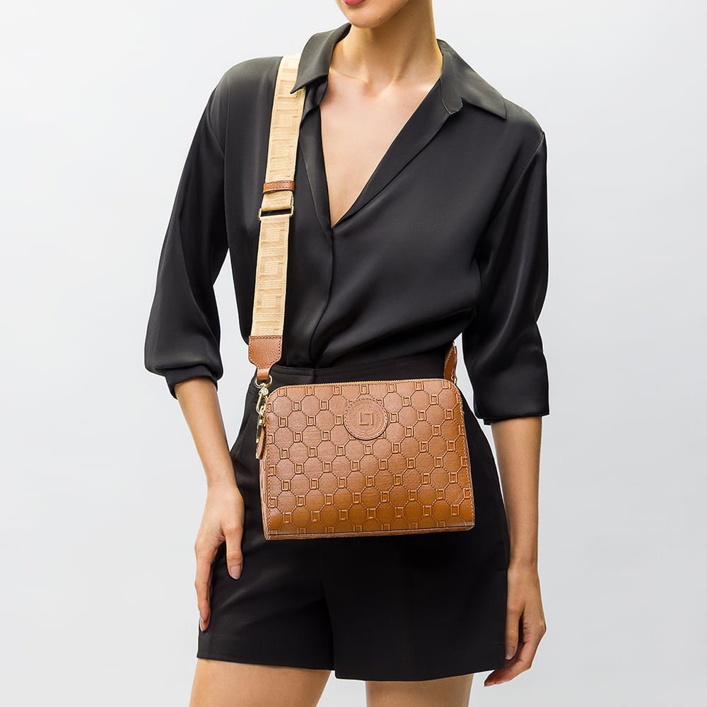 Bolsa Bella Tiracolo Média Lux Âmbar - 10006111 Ambar 2
