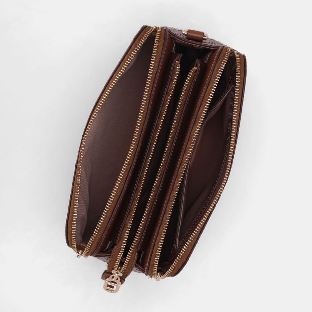 Bolsa Bella Tiracolo Média Lux Âmbar - 10006111 Ambar 5