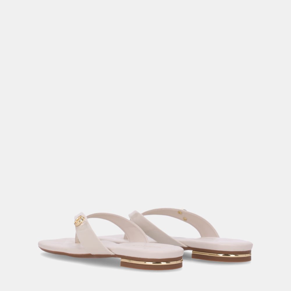 Chinelo Couro Verona Panna - 80960002 Panna 3