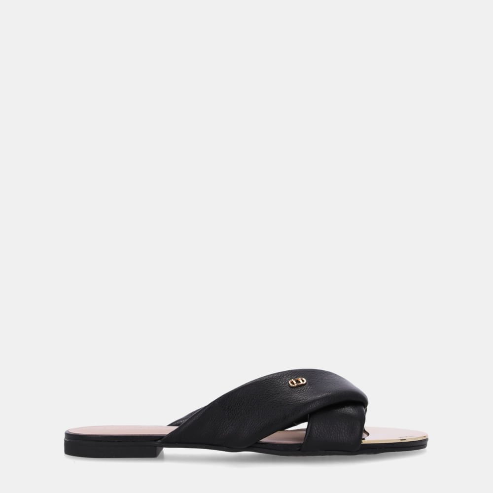 Chinelo Couro Saara Preto - 53120036