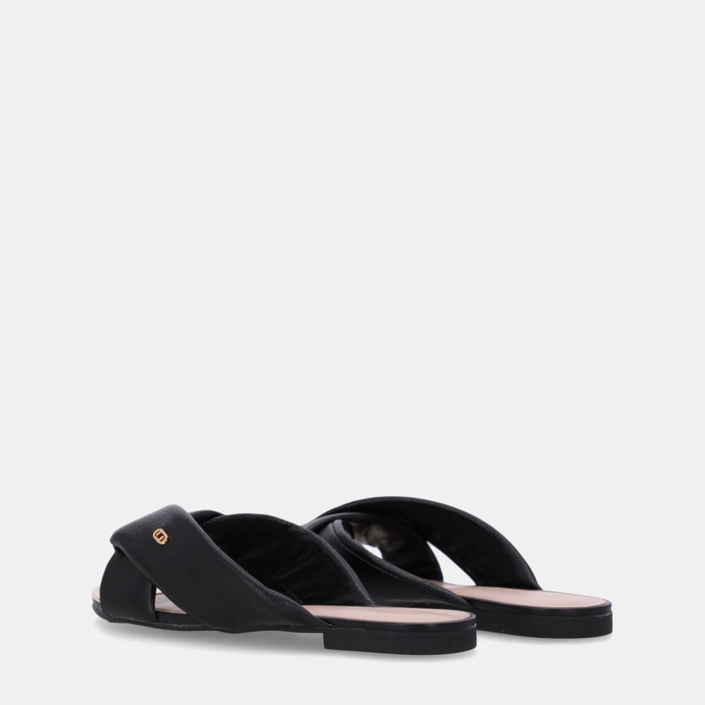 Chinelo Couro Saara Preto - 53120036 Preto 4