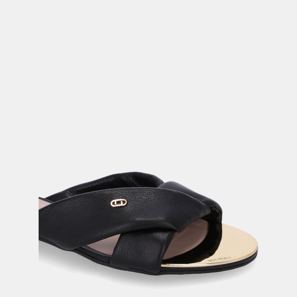 Chinelo Couro Saara Preto - 53120036 Preto 5