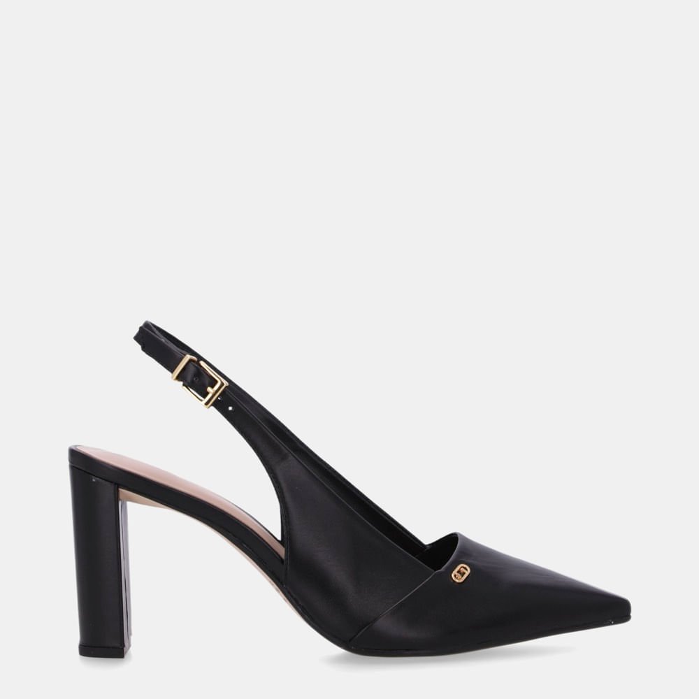 Slingback Pelica Preto - 80230054
