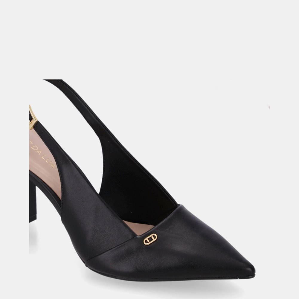 Slingback Pelica Preto - 80230054 Preto 5