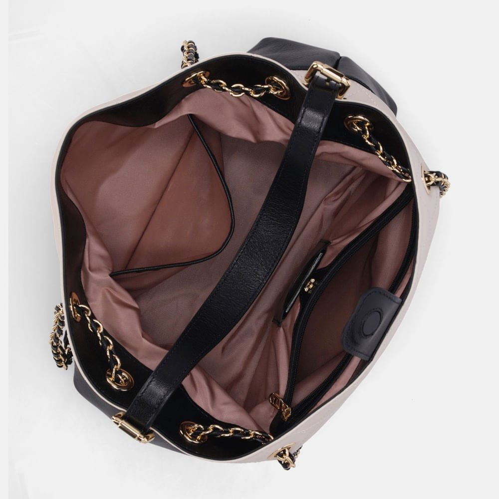 Bolsa Tote Média Saara Panna - 2000816 Panna 5