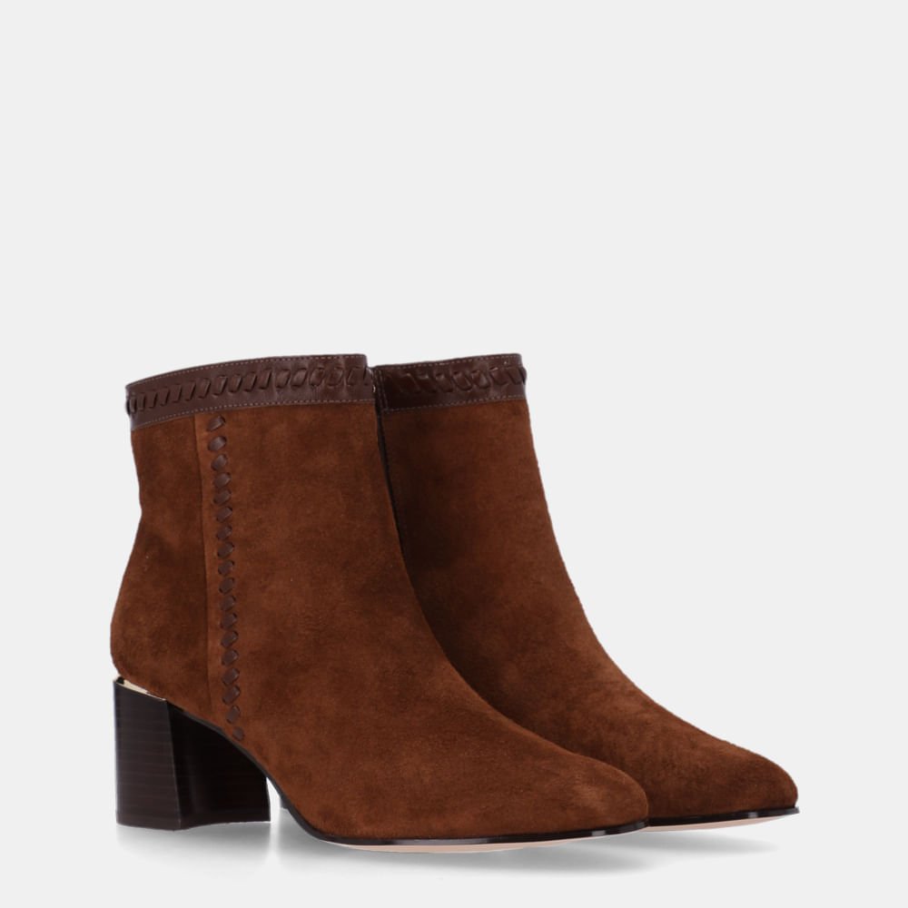 Bota Cano Curto Camurça Trufa - 80740012 Trufa 2