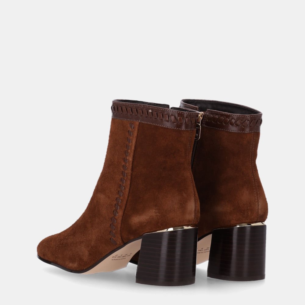 Bota Cano Curto Camurça Trufa - 80740012 Trufa 3