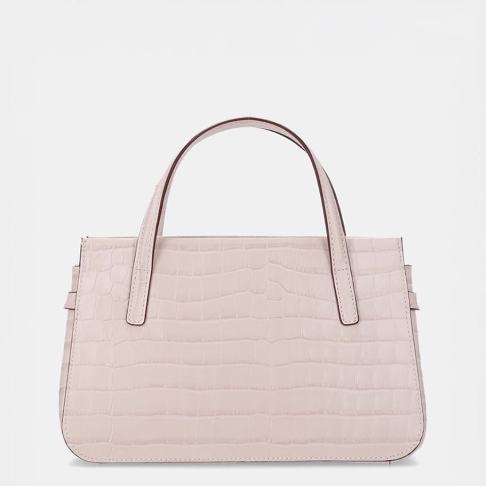 Bolsa Tote Média Croco Panna - 2000848 Panna 3