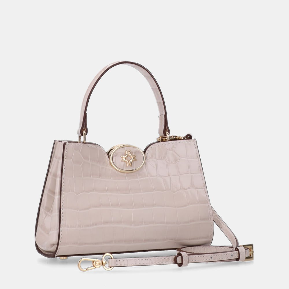Bolsa Diana Tote Pequena Croco Panna - 2000576 Panna 4