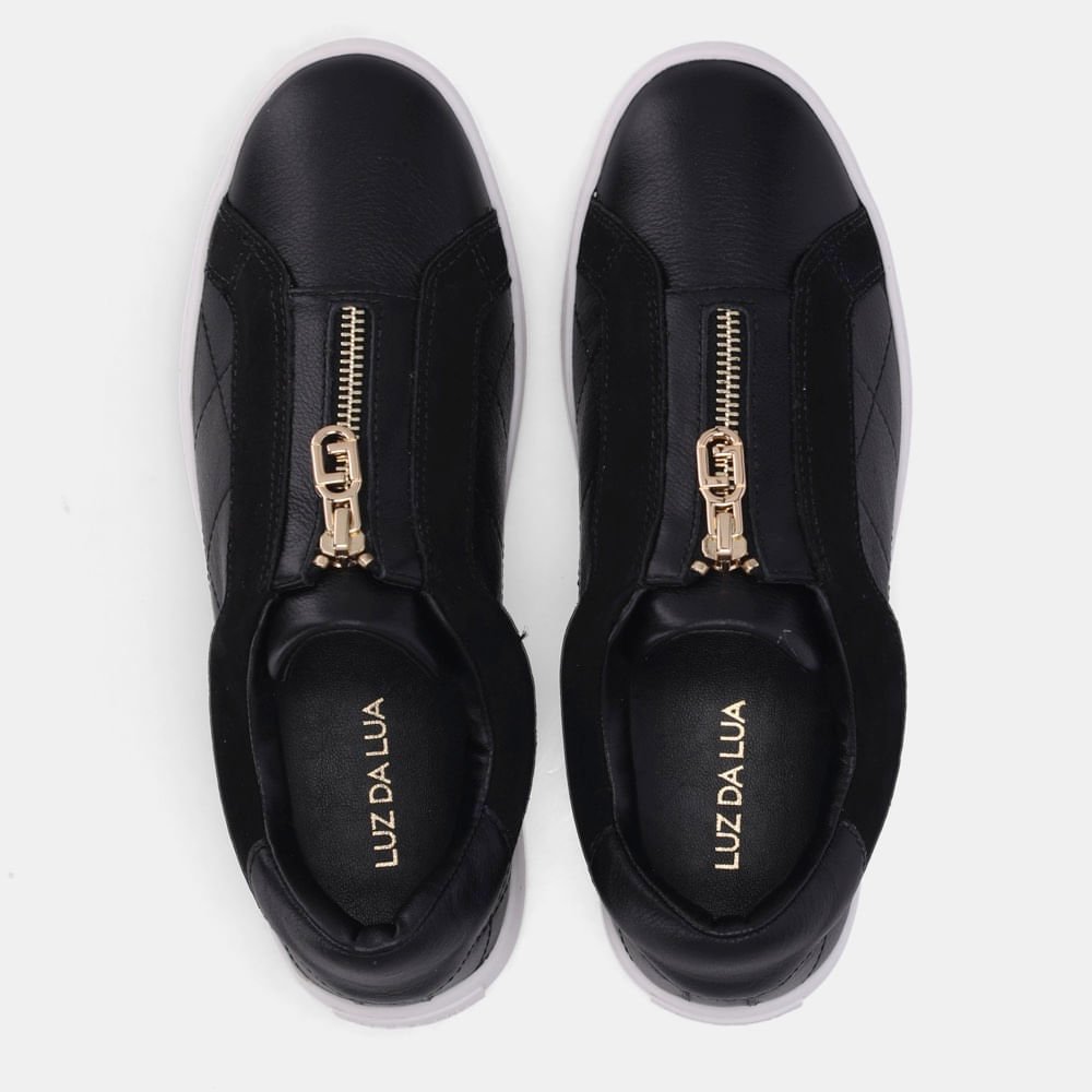 Tênis Cervo Preto Com Saara Preto - 60710010 Preto 5